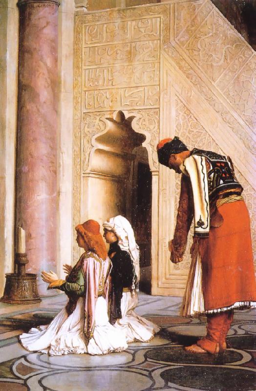 Jean Leon Gerome Young Greeks at the Mosque Norge oil painting art